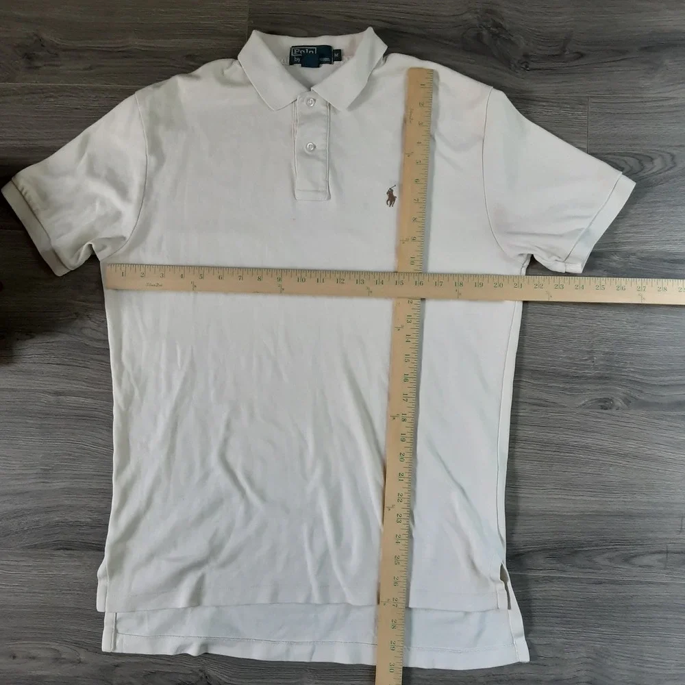 Polo Lot Of 5 Ralph Lauren Mens Shirt Medium Grey White Striped Burgundy- TShirt